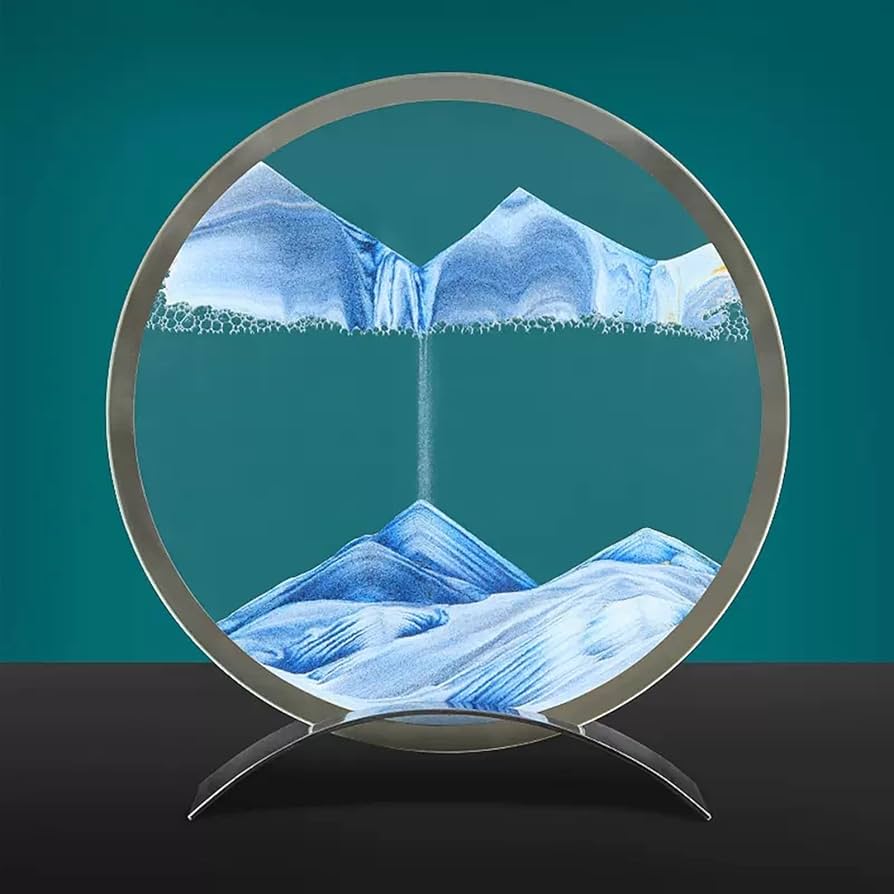 Amazon.com: IMPREC Glass Quicksand Painting, Moving Sand Art